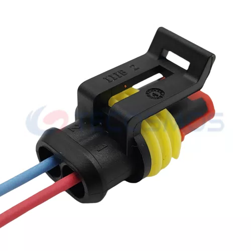 Auto Parts Car Outdoor Temperature 0021 Black Connector for Buick Delphi 2-pin Female CT2-0205m - image 5